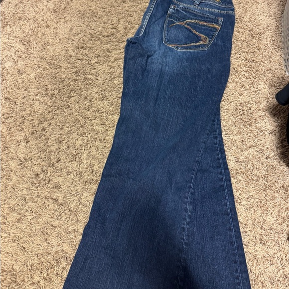 Silver Akio Flood Blue Women's Jeans - Picture 2 of 6